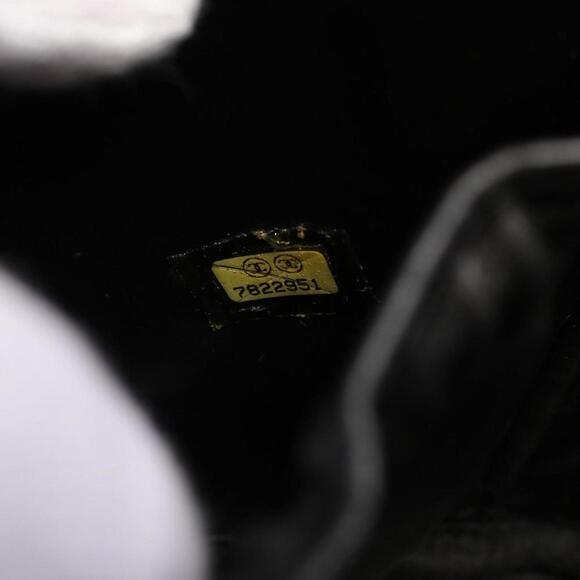 CHANEL Black Leather Logo Bag - Picture 6 of 11